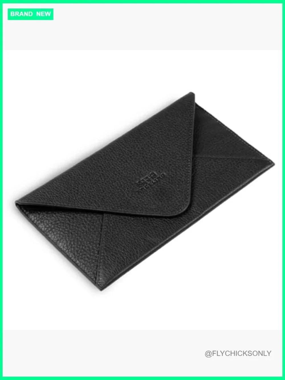 Genuine Leather Slim Wallet Clutch with RFID Blocking - Multiple Slots